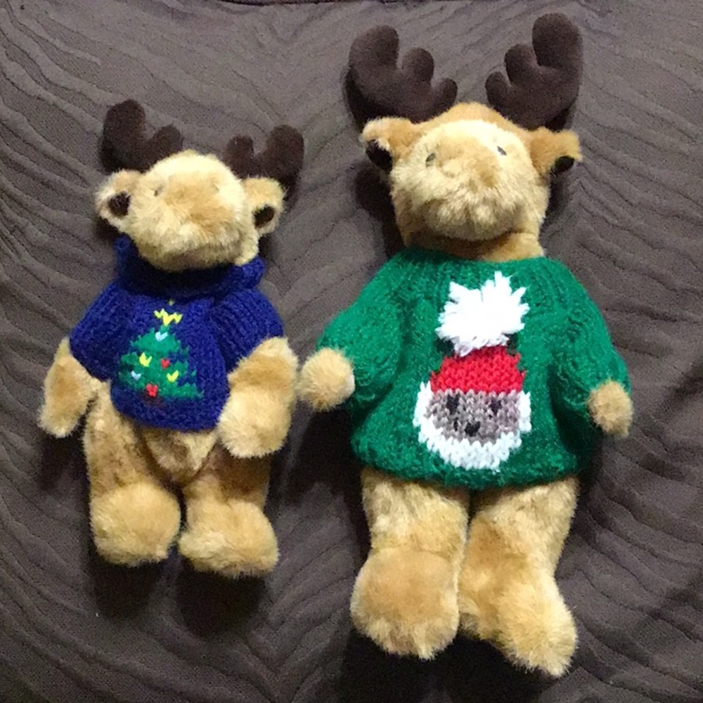 SET OF 2 VINTAGE CHRISTMAS REINDEERS 🎄🎁